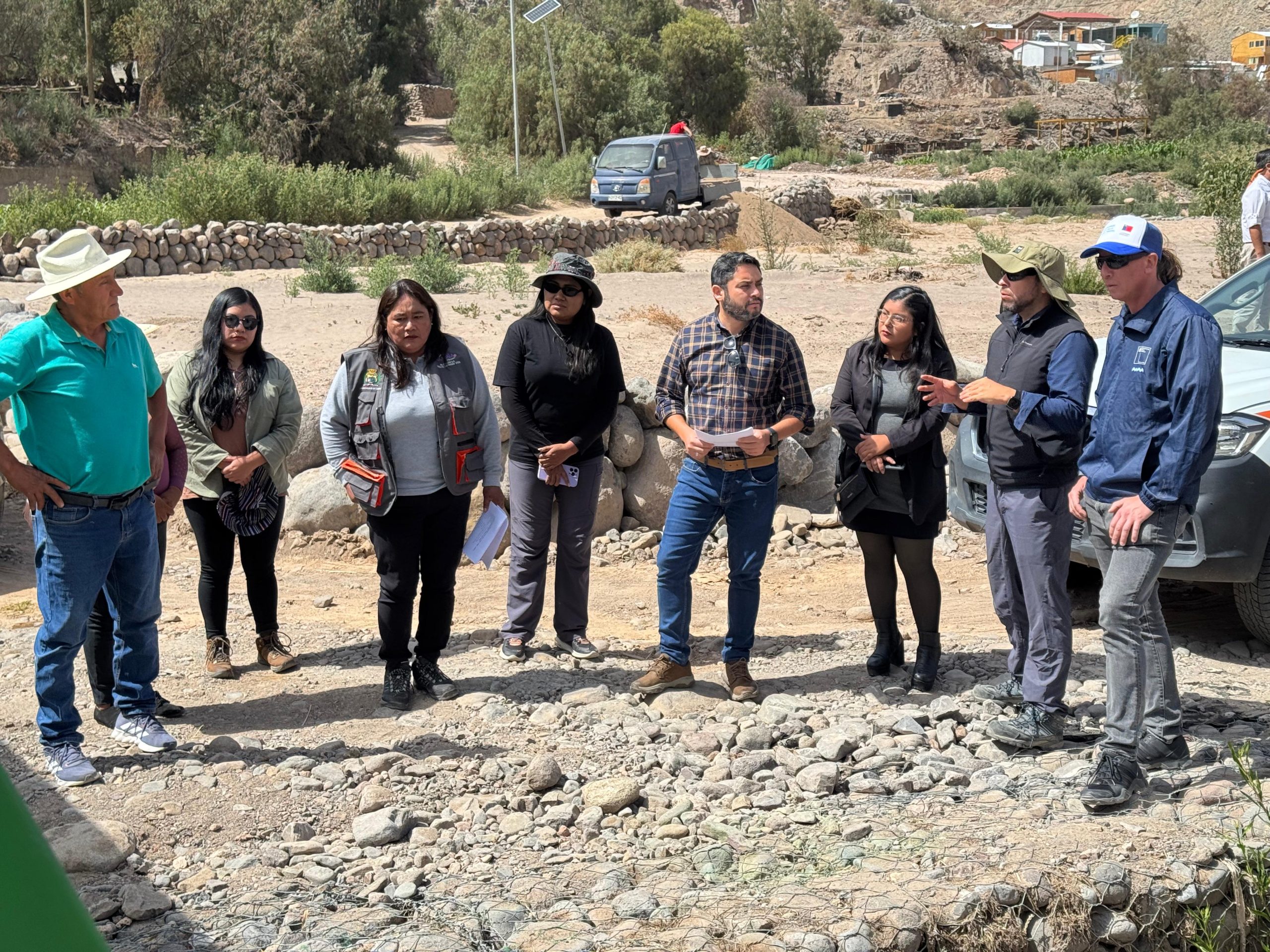 Gobierno de Tarapacá financia obras preventivas ante lluvias estivales en Camiña